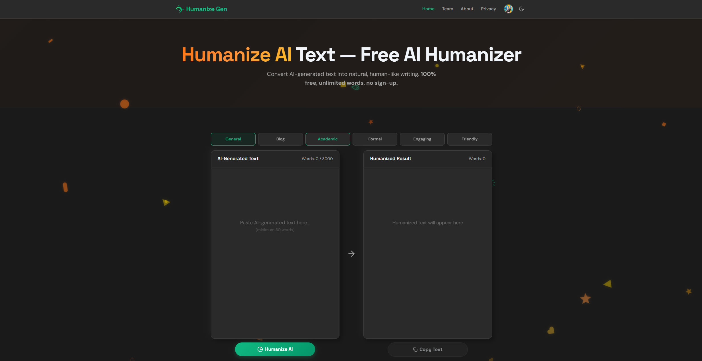 Humanize Gen — AI Humanizer